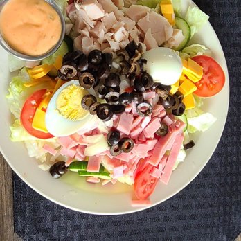 Gema's Cafe - Cobb salad with all the fixins. - Coffee & Tea Near Me - Beatty, Nevada Gema's Cafe - Cobb salad with all the fixins. - Coffee & Tea Near Me - Beatty, Nevada
