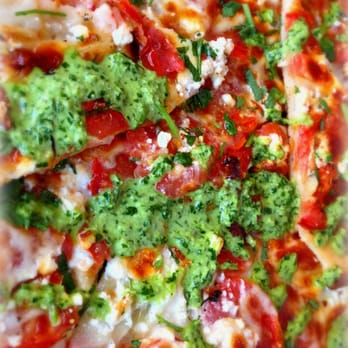 Cheese Board Pizza - That cilantro aioli sauce is special... - Pizza Near Me - Berkeley, California Cheese Board Pizza - That cilantro aioli sauce is special... - Pizza Near Me - Berkeley, California