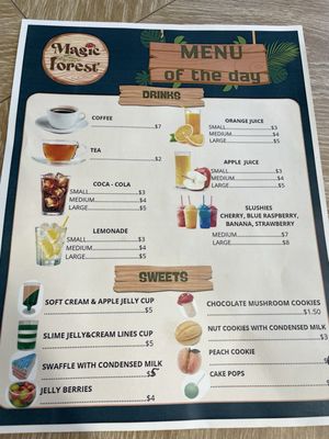 Menu photo 1 Magic Forest Cafe Parma Heights, OH Menu photo 1 Magic Forest Cafe Parma Heights, OH