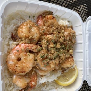 EbiNomi - Eni EbiKahuku (Garlic Shrimps) - Asian Fusion Near Me - Honolulu, Hawaii