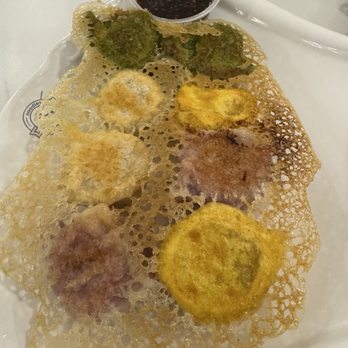 Noodles & Dumplings - Colorful Combo Dumplings - Very mindful, very demure with their little pan fried skirt. - Chinese Near Me - San Antonio, Texas