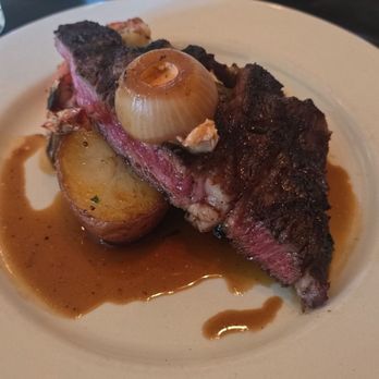 Roots Restaurant and Bar - Cascade Natural Steak $55.99 With seasonal vegetables, house worcestershire and demi-glace (12 oz. rib eye, 8 oz. filet mignon) - New American Near Me - Camas, Washington Roots Restaurant and Bar - Cascade Natural Steak $55.99 With seasonal vegetables, house worcestershire and demi-glace (12 oz. rib eye, 8 oz. filet mignon) - New American Near Me - Camas, Washington