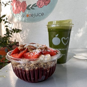Pure Love Juice - PROTEIN ACAI BOWL - Juice Bars & Smoothies Near Me - Tucson, Arizona