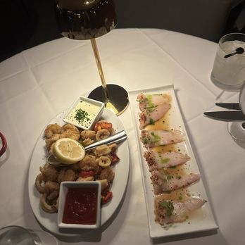 Steak 48 - Yellowtail hamachi and Rhode Island Calamari & Shrimp - Steakhouses Near Me - Charlotte, North Carolina