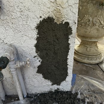 OC Tasker - Stucco repair from Plummer breakout - Handyman Near Me - Newport Beach, California OC Tasker - Stucco repair from Plummer breakout - Handyman Near Me - Newport Beach, California