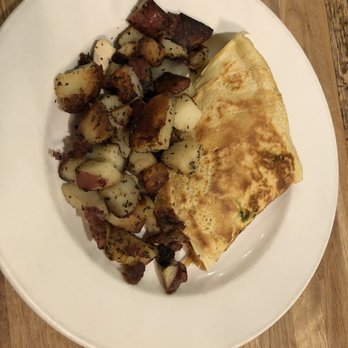 Cafe Dantorels - Crepe with potatoes - Cafes Near Me - Sacramento, California