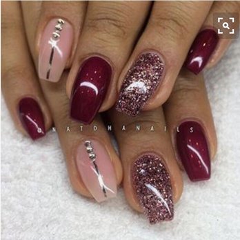 Envy Nails & Spa - This is what I showed her. As you can see, they are not "v" pointy. In fact, they go straight across at the tip not sharp. - Waxing Near Me - Middletown, New York