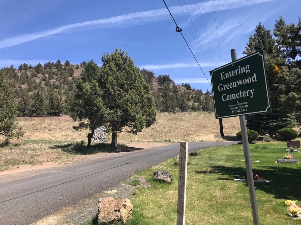 GREENWOOD MEMORIAL CEMETERY Updated October 2024 NE Hawthorne Ave, Bend, Oregon Funeral