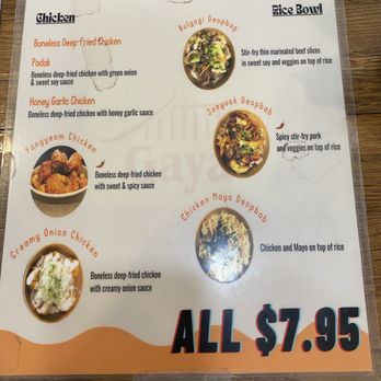 Gaya Korean Restaurant - Lunch special for take out only. - Korean Near Me - Burnaby, British Columbia