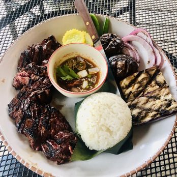 Dalaya - Hanger steak and eggplant. - Thai Near Me - Sylva, North Carolina