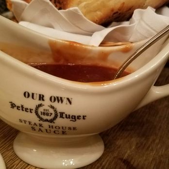Peter Luger - This sauce is perfect for steak! - Steakhouses Near Me - Brooklyn, New York Peter Luger - This sauce is perfect for steak! - Steakhouses Near Me - Brooklyn, New York