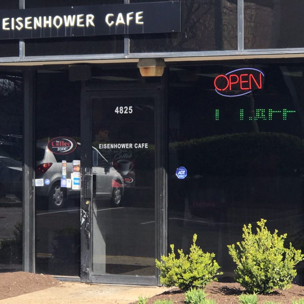the entrance to the restaurant