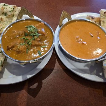 Chaat Cafe - Chicken Tikka Masala and Butter Chicken with Garlic Naan - Indian Near Me - San Jose, California Chaat Cafe - Chicken Tikka Masala and Butter Chicken with Garlic Naan - Indian Near Me - San Jose, California