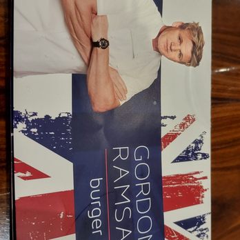 Gordon Ramsay Burger Las Vegas - Front of menu - Burgers Near Me - Las Vegas, Nevada Gordon Ramsay Burger Las Vegas - Front of menu - Burgers Near Me - Las Vegas, Nevada