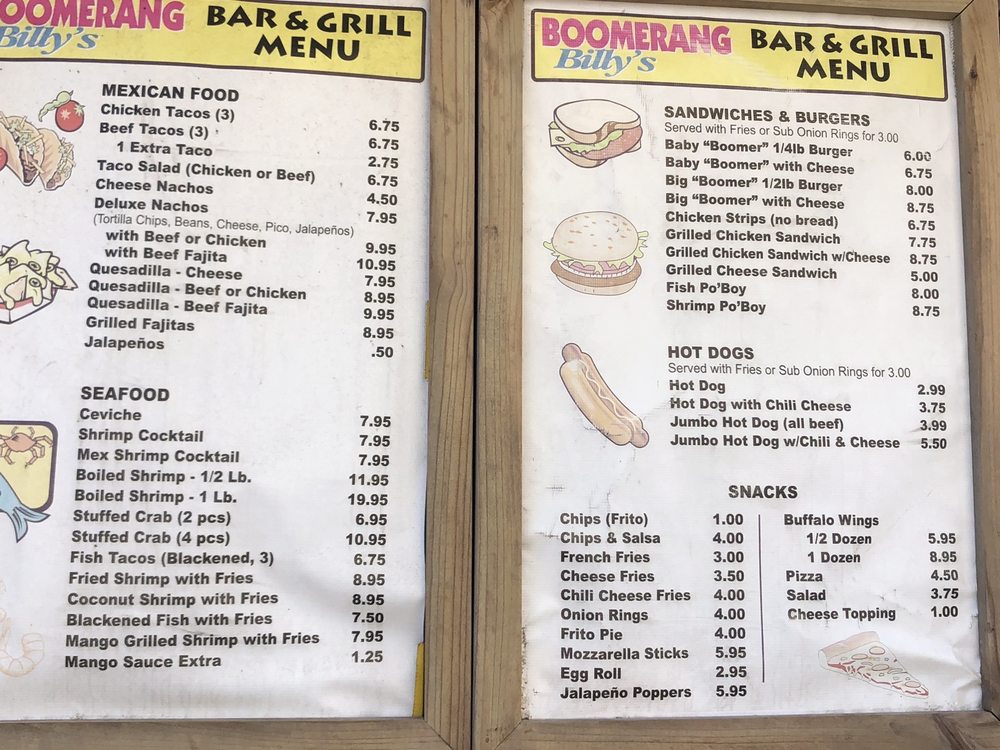 BOOMERANG BILLY’S CLOSED Updated April 2024 18 Photos & 31