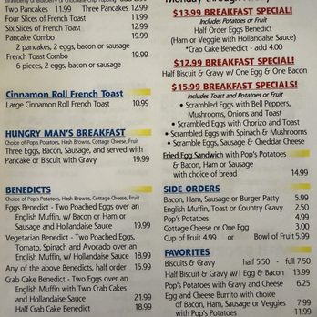 Mom & Pop's Diner - menu - Diners Near Me - Carson City, Nevada