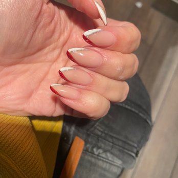 Luxy Nails - Holiday but not too holiday perfection! - Nail Salons Near Me - Orlando, Florida Luxy Nails - Holiday but not too holiday perfection! - Nail Salons Near Me - Orlando, Florida