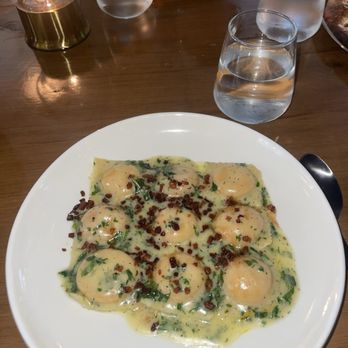 Lindens - Honeynut Squash Ravioli - New American Near Me - New York, New York Lindens - Honeynut Squash Ravioli - New American Near Me - New York, New York