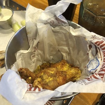 Bombshells Restaurant & Bar - The worst place to order lemon pepper wings... they brought the wings with a side of the seasoning lemon pepper. - Sports Bars Near Me - Pearland, Texas Bombshells Restaurant & Bar - The worst place to order lemon pepper wings... they brought the wings with a side of the seasoning lemon pepper. - Sports Bars Near Me - Pearland, Texas