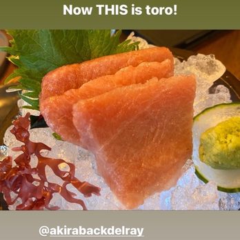 Akira Back - Toro Sashimi - Japanese Near Me - Delray Beach, Florida Akira Back - Toro Sashimi - Japanese Near Me - Delray Beach, Florida
