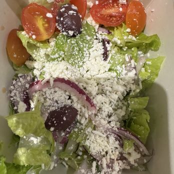Nick The Greek - Salad (no dressing, wet romaine and too much cheese) - Greek Near Me - North Hollywood, California Nick The Greek - Salad (no dressing, wet romaine and too much cheese) - Greek Near Me - North Hollywood, California