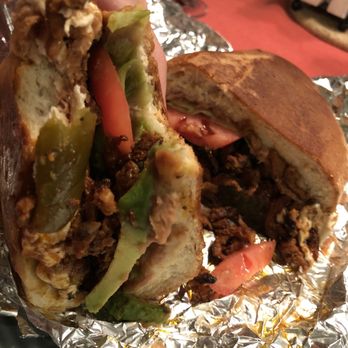 Mi Rancho - Al Pastor Torta after a couple bites. So good, I almost forgot! - Mexican Near Me - Pennsburg, Pennsylvania