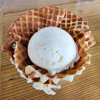 Sweet Republic - Creme Brulee in a waffle bowl - Ice Cream & Frozen Yogurt Near Me - Phoenix, Arizona