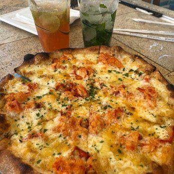 Seaside Cafe - Amazing Lobster pizza - Pizza Near Me - Key West, Florida