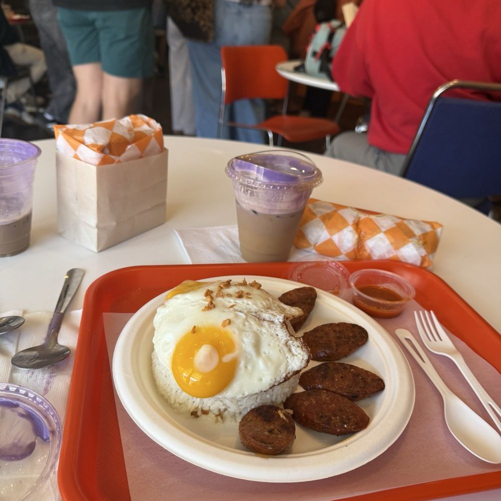 Hologram - Kine plate. Sausage with egg - Coffee & Tea Near Me - San Francisco, California Hologram - Kine plate. Sausage with egg - Coffee & Tea Near Me - San Francisco, California