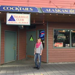 Triangle Club - Leeann Thomas, outside of the Triangle Club 2017