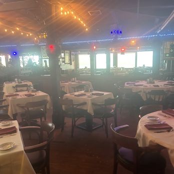 Ocean Grill - The inside of dark restaurant - Seafood Near Me - Vero Beach, Florida