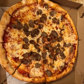 Bocconcini Pizzeria& Restaurant - Sausage Pie all clumped together - Pizza Near Me - Little Neck, New York Bocconcini Pizzeria& Restaurant - Sausage Pie all clumped together - Pizza Near Me - Little Neck, New York