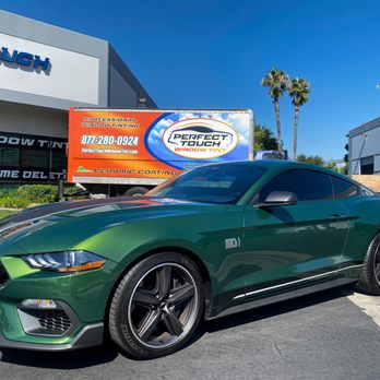 Perfect Touch Window Tint - Ceramic IR 15% on the front half and 5% on the back - Ford Mustang 5.0 #autotintshop#cartintwindows#ceramicwindowtinting#3M - Car Window Tinting Near Me - Ontario, California Perfect Touch Window Tint - Ceramic IR 15% on the front half and 5% on the back - Ford Mustang 5.0 #autotintshop#cartintwindows#ceramicwindowtinting#3M - Car Window Tinting Near Me - Ontario, California