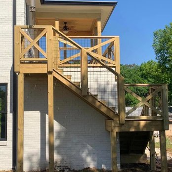 McLelland Construction - Upgraded Covered Deck with stairs - Carpenters Near Me McLelland Construction - Upgraded Covered Deck with stairs - Carpenters Near Me