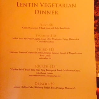 Menu photo 4 Foundation Room New Orleans New Orleans, LA Menu photo 4 Foundation Room New Orleans New Orleans, LA