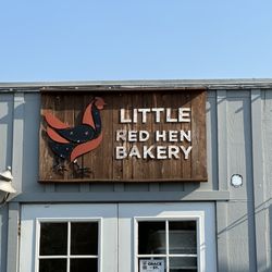 Little Red Hen Bakery - Store sign