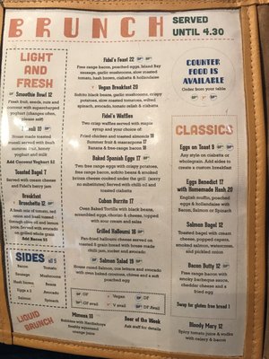 Menu photo 8 Fidels Cafe Wellington, WGN Menu photo 8 Fidels Cafe Wellington, WGN