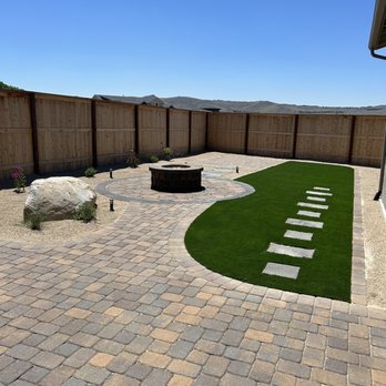 All Around Town Landscaping - a backyard with a stone patio - Landscaping Near Me - Sparks, Nevada All Around Town Landscaping - a backyard with a stone patio - Landscaping Near Me - Sparks, Nevada