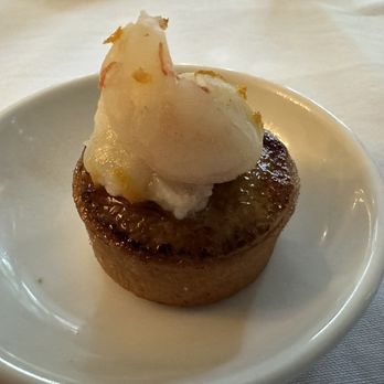 The Four Chimneys Restaurant - Amuse-bouche (sorry, I don't recall what specifically it is) - French Near Me - Bennington, Vermont