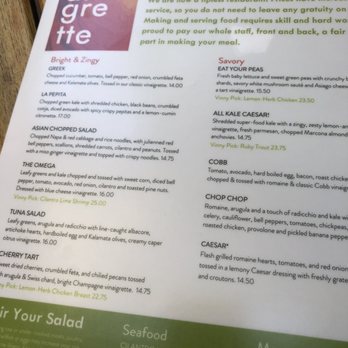 Vinaigrette - Menu - New American Near Me - Santa Fe, New Mexico Vinaigrette - Menu - New American Near Me - Santa Fe, New Mexico