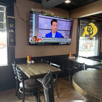 Joe Willy’s - Upstairs tv - Burgers Near Me - Denver, Colorado