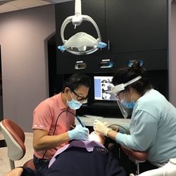 Blossom Smile Dental - Dr. Brian Le hard at work