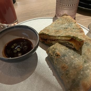 PLANTA Queen Nomad - Scallion egg wrap - Vegetarian Near Me - New York, New York PLANTA Queen Nomad - Scallion egg wrap - Vegetarian Near Me - New York, New York