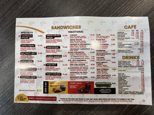 Menu photo 8 Pinecrest Bakery - West Palm Beach West Palm Beach, FL Menu photo 8 Pinecrest Bakery - West Palm Beach West Palm Beach, FL