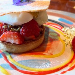 Loch Bay - Berry almond tart