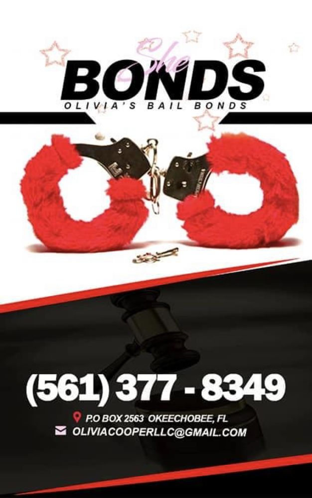 SHE BONDS OLIVIA’S BAILS BOND Updated September 2024 319 NW 4th Ave