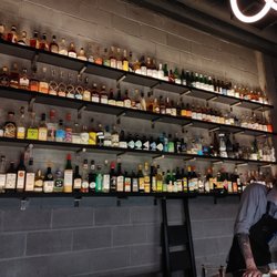 The bar wall!