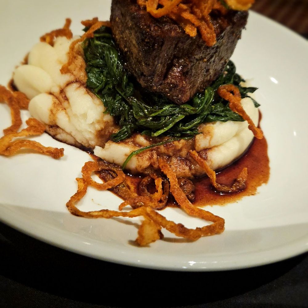 Henry's Steakhouse - 6oz filet mignon Florentine - Steakhouses Near Me - Placerville, California
