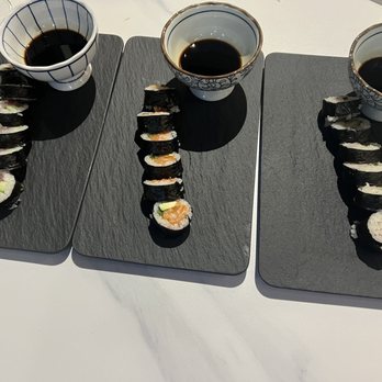 Torii Japanese Inspired - Spicy tuna roll, tuna roll and salmon skin roll (sadly i dont remember the names they had for it) - Japanese Near Me - Katy, Texas Torii Japanese Inspired - Spicy tuna roll, tuna roll and salmon skin roll (sadly i dont remember the names they had for it) - Japanese Near Me - Katy, Texas
