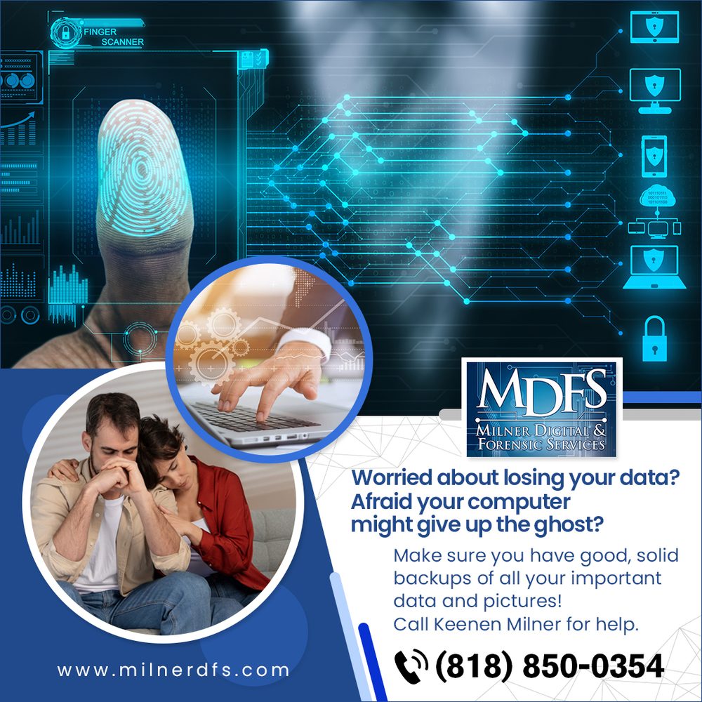 MILNER DIGITAL FORENSIC SERVICES 16060 Ventura Blvd, Encino